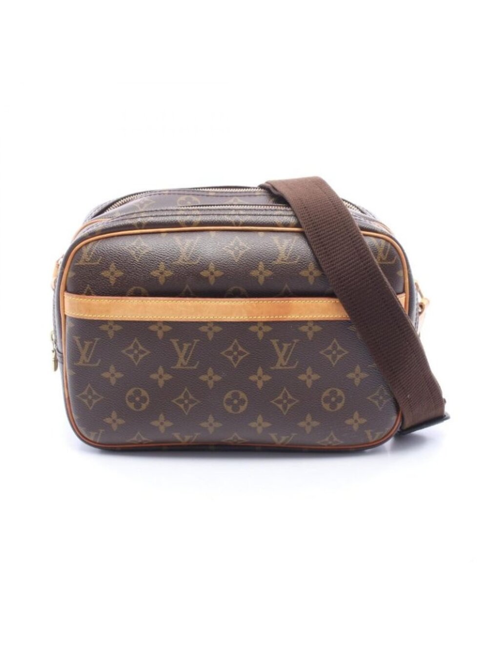 Louis Vuitton Shoulder Bag Li Porter PM Canvas Leather